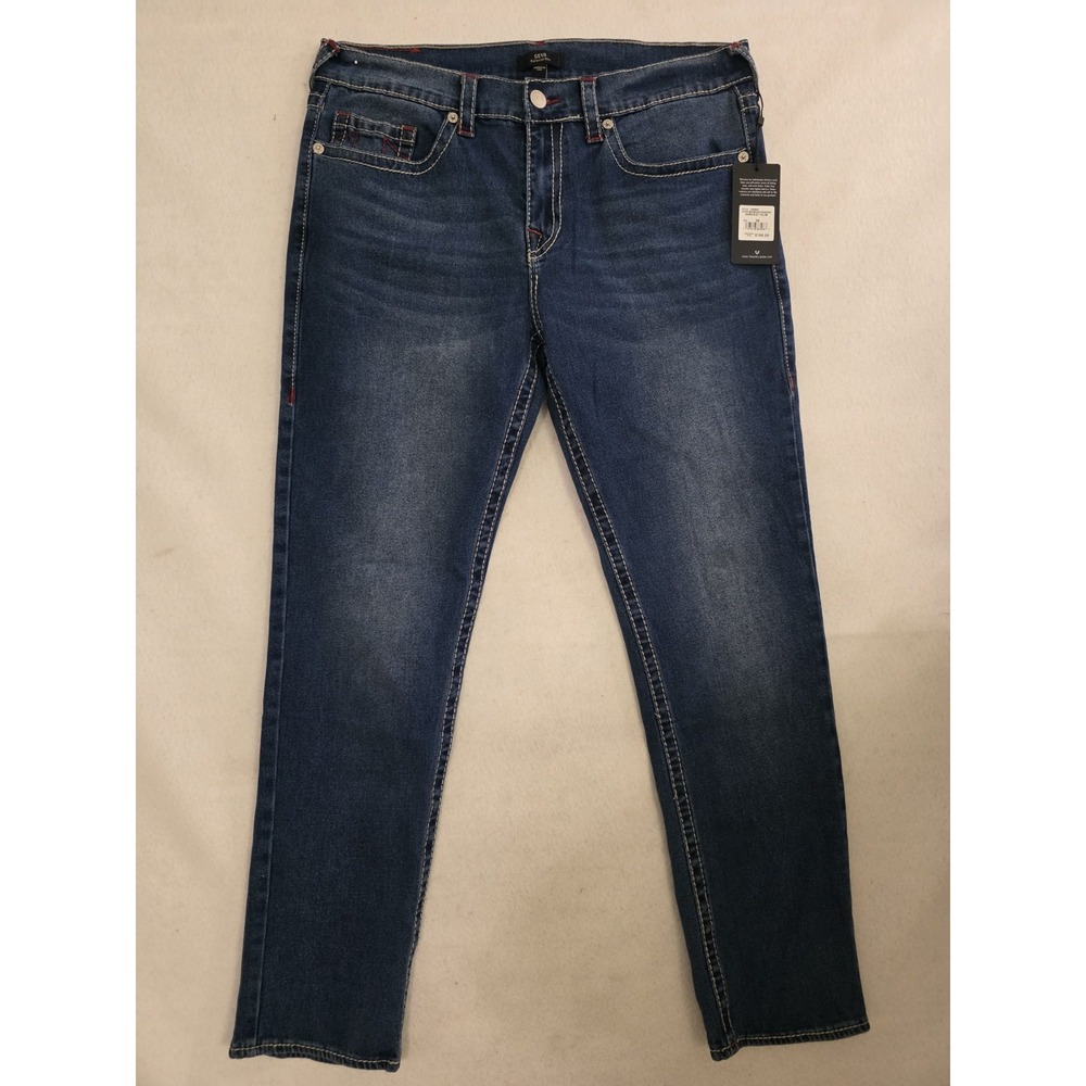True Religion Geno Big T "Medium Rustic Barn Wash" 36x32 Relaxed Slim #700600